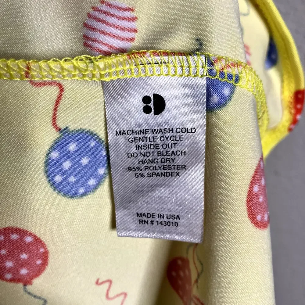 Dot Dot Smile Balloon Dress Size 3-4 Birthday Cap Sleeve Twirl
